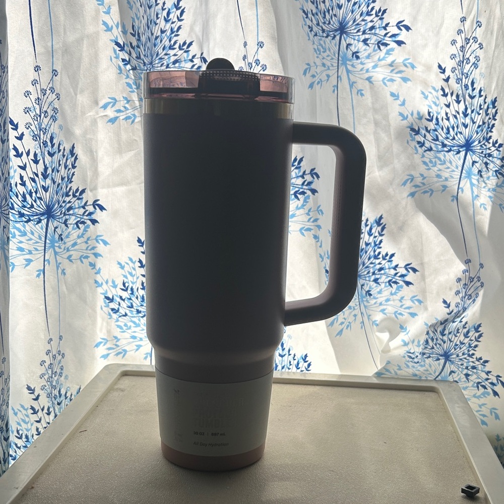 Stanley Antique Pink Travel Tumbler with Handle